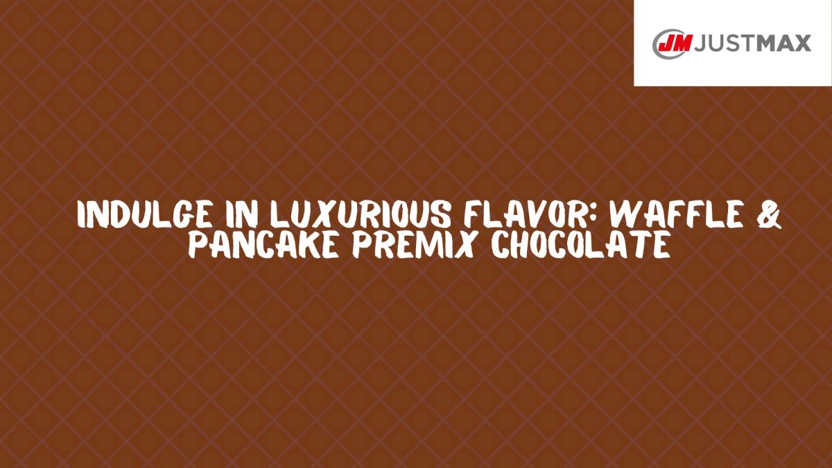 Indulge in Luxurious Flavor Waffle & Pancake Premix Chocolate